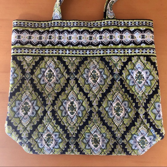 Vera Bradley Tote/Shoulder Bag - Cambridge Pattern - Picture 7 of 8